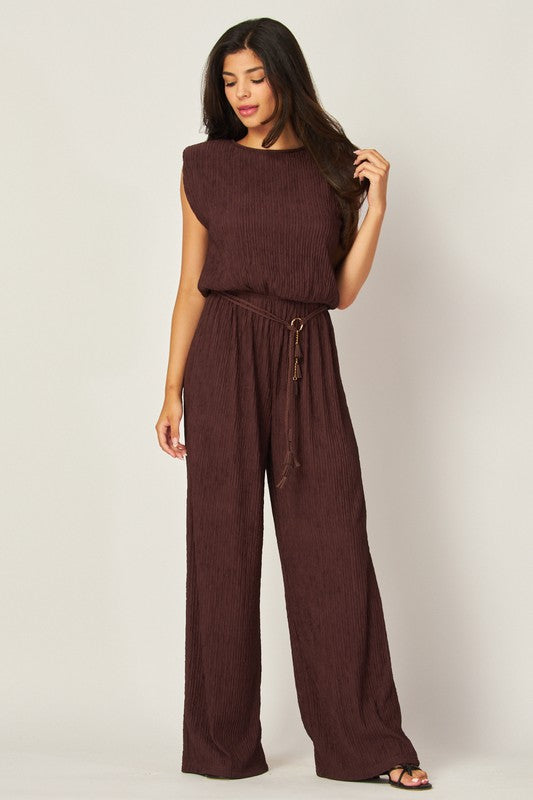Brown Iris Jumpsuit
