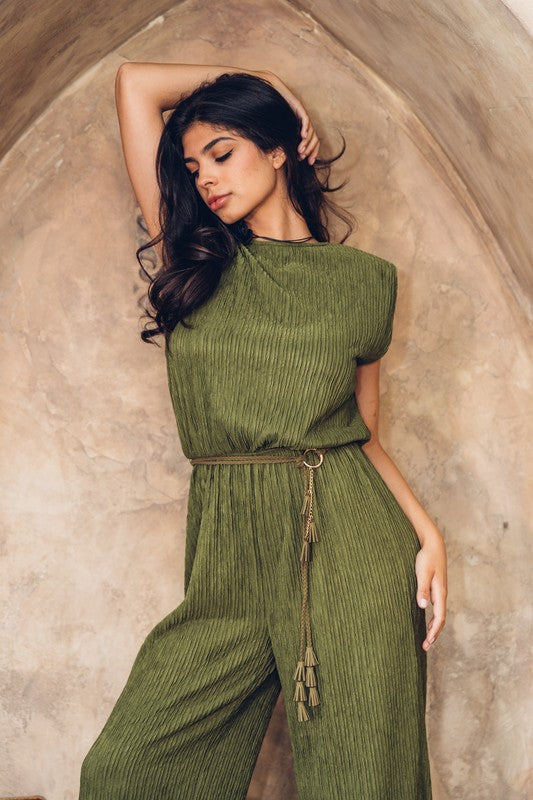 Green Iris Jumpsuit